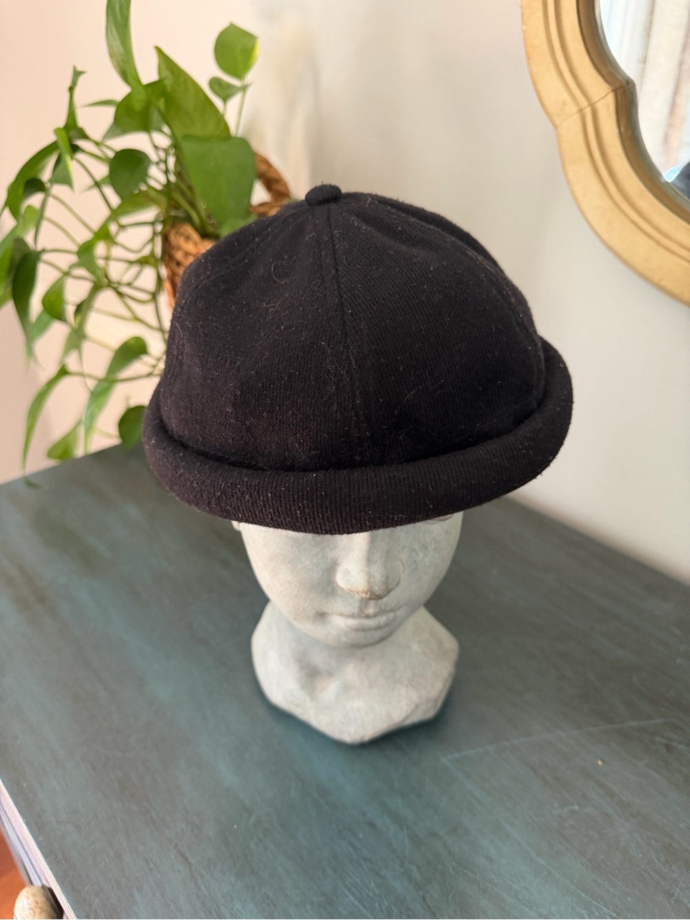 Urban Outfitters Black Beanie Hat Fisherman Cap